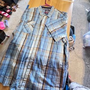 Parish nation button up short sleeve